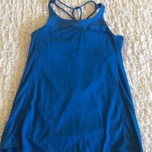 Lululemon Trinity Tank Top Bra Lakeside Blue 10